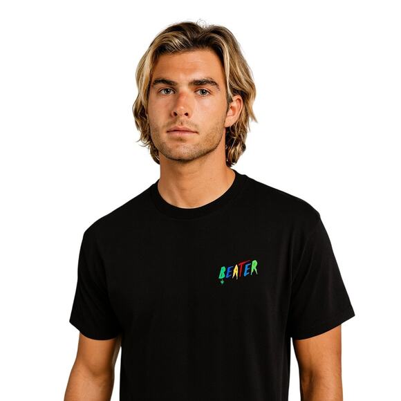 Beater Other - Beater Board Black Embroidered Tee T-Shirt - Small - NWT Catch Surf